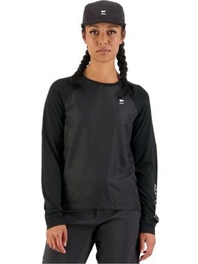 MTB Long-Sleeve Merino Crew Neck Top - Black